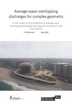 Average wave overtopping discharges for complex geometry