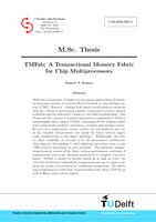 TMFab: A Transactional Memory Fabric for Chip Multiprocessors