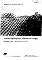Toetsing uitgangspunten rivierdijkversterkingen, aanvullend rapport 1, Maatgevende afvoer Maas