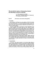 Micromechanical analyses of delamination, fracture and debonding in advanced composites