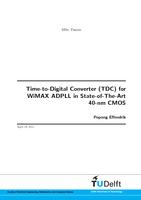Time-to-Digital Converter (TDC) for WiMAX ADPLL in State-of-The-Art 40-nm CMOS