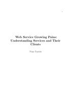 Web Service Growing Pains