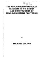 The application of modular elements in the design and con