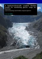 A hydromechanically coupled flowline model for simulating glacier surge behaviour of land-terminating, hard-bedded, temperate glaciers