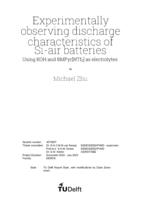 Experimentally observing discharge characteristics of Si-air batteries
