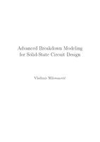 Advanced Breakdown Modeling for Solid-State Circuit Design