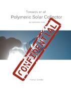Towards an all Polymeric Solar Collector: An exploratory study