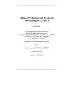 Fatigue prediction and response monitoring on a FPSO