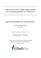Lithium and Cerium based sol-gel coatings for corrosion protection of AA2024-T3