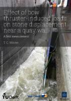 Effect of bow thruster-induced loads on stone displacement near a quay wall