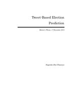 Tweet-Based Election Prediction
