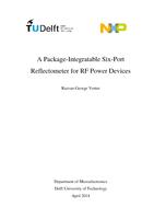 A Package-Integratable Six-Port Reflectometer for RF Power Devices