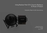 Using Residual Heat Of A Ceramic Barbecue To Power A Product