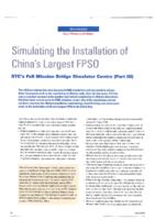 Simulating the installation of China's largest FPSO