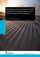 Modelling and simulation of a PV generator for applications on distributed generation systems