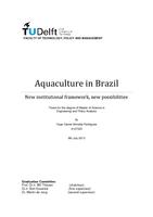 Aquaculture in Brazil: New institutional framework new possibilities