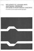 Influence of loading rate and radial pressure on bond in reinforced concrete: A numerical and experimental approach