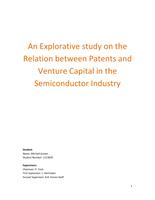 An Explorative Study on the Relation between Patents and Venture Capital in the Semiconductor Industry