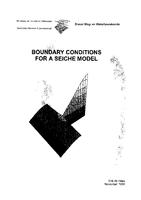 Boundary Conditions for a Seiche model