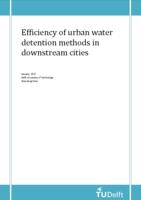 Efficiency of urban water detention methods in downstream cities