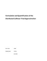 Formulation and Quantification of the Distributed Collinear Triad Approximation