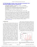 3.4 THz heterodyne receiver using a hot electron bolometer and a distributed feedback quantum cascade laser