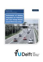 Performance of Existing Integrated Car Following and Lane Change Models around Motorway ramps