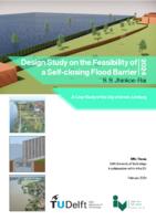 Design Study on the Feasibility of a Self-closing Flood Barrier