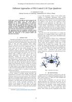 Different approaches of PID control UAV type quadrotor