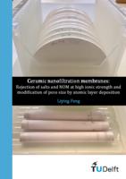 Ceramic nanofiltration membranes