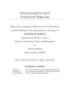 Decomposing the Dutch Productivity-Wage Gap