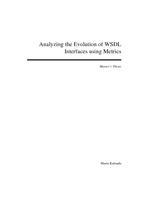 Analyzing the Evolution of WSDL Interfaces using Metrics