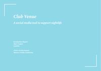 Club Venue: A social media tool to support nightlife