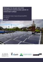 Strategies for circular end-of-life management of photovoltaic panels on Amsterdam rooftops