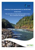 The construction of a large hydropower project in Costa Rica: A transaction cost approach