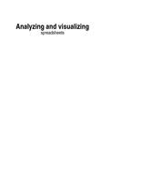 Analyzing and Visualizing Spreadsheets