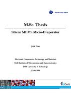 Silicon MEMS Micro-Evaporator