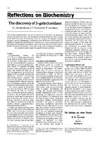 The discovery of beta-galactosidase