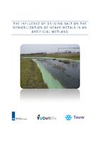 The influence of de-icing salts on the remobilization of heavy metals in an artificial wetland