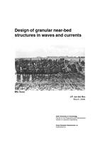 Design of granular near-bed structures in waves and currents