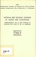 National and regional planning of towns and countryside in Italy