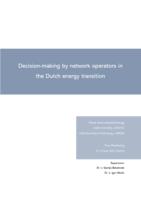 Decision-making by network operators in the Dutch energy transition