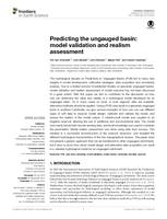 Predicting the ungauged basin: Model validation and realism assessment