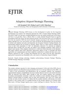 Adaptive Airport Strategic Planning