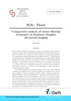 Comparative analysis of clutter filtering techniques on freehand micro-Doppler ultrasound imaging