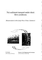 Net sediment transport under sheet flow conditions: Measurements in the Large Wave Flume, Hannover