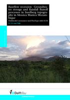 Baseflow recession, Groundwater storage and rainfall runoff processes in Inselberg topography in Messica, Manica, Mozambique