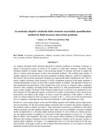 An unsteady adaptive stochastic finite elements uncertainty quantification method for fluid-structure interaction problems