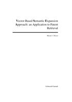Vector-Based Semantic Expansion Approach: An Application to Patent Retrieval