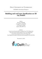 Building and roof type classification on 3D city models